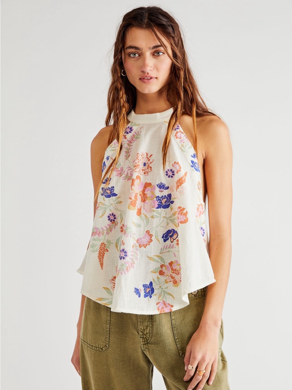 Free People Emily Printed Tank